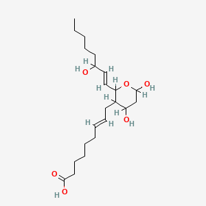 molecular formula C22H38O6 B1231578 1a,1b-Dihomothromboxane B2 CAS No. 81827-76-1