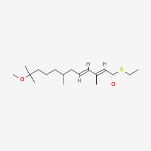 molecular formula C18H32O2S B1231579 Triprene CAS No. 40596-80-3