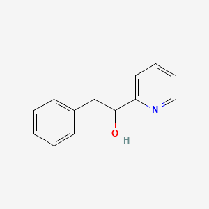 molecular formula C13H13NO B1231580 2-Phenyl-1-pyridin-2-ylethanol 