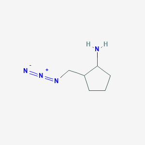 rac-(1R,2R)-2-(azidomethyl)cyclopentan-1-amine, cis