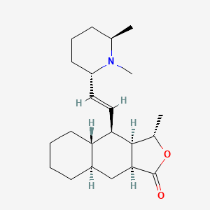 molecular formula C22H35NO2 B1231585 (+)-Himbacine 