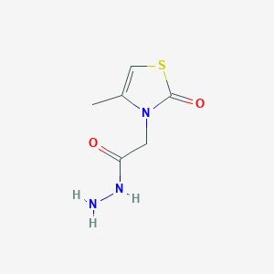 2-(4-methyl-2-oxo-1,3-thiazol-3(2H)-yl)acetohydrazide