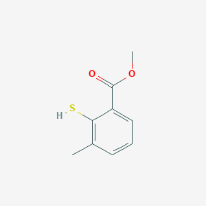 molecular formula C9H10O2S B12315856 Methyl 3-methyl-2-sulfanylbenzoate 