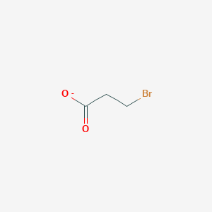 molecular formula C3H4BrO2- B1231587 3-Bromopropanoate 
