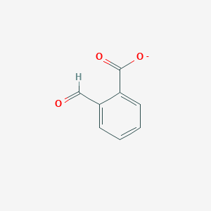 molecular formula C8H5O3- B1231588 2-Formylbenzoate 