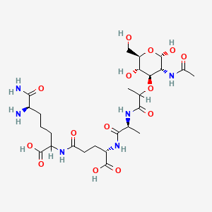 molecular formula C26H44N6O14 B1231589 Muracein A CAS No. 90965-60-9
