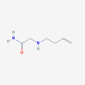 molecular formula C6H12N2O B12315922 2-[(But-3-en-1-yl)amino]acetamide 