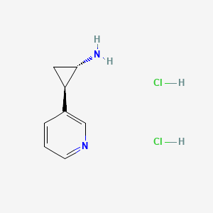 (Trans)-(1RS,2SR)-2-Pyridin-3-yl-cyclopropylamine