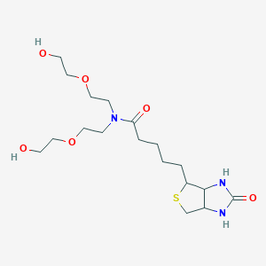 molecular formula C18H33N3O6S B12315960 Ho-apeg4-oh n-biotin 