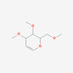 molecular formula C9H16O4 B12316041 3,4-dimethoxy-2-(methoxymethyl)-3,4-dihydro-2H-pyran 