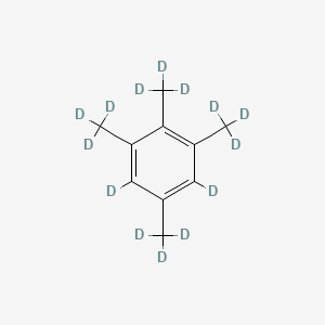 molecular formula C10H14 B12316115 1,2,3,5-Tetramethylbenzene-d14 