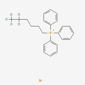 n-Hexyl-5,5,6,6,6-d5-triphenylphosphonium Bromide