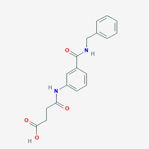 3-{[3-(Benzylcarbamoyl)phenyl]carbamoyl}propanoic acid