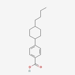 molecular formula C17H24O2 B1231614 4-(trans-4-Butylcyclohexyl)benzoic acid CAS No. 83626-35-1