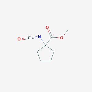 molecular formula C8H11NO3 B12316157 Methyl 1-isocyanatocyclopentane-1-carboxylate 