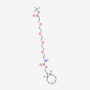 molecular formula C26H43NO8 B12316159 Endo-bcn-peg4-T-butylester 