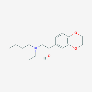 2-[Butyl(ethyl)amino]-1-(2,3-dihydro-1,4-benzodioxin-6-yl)ethan-1-ol