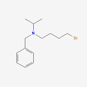 molecular formula C14H22BrN B12316179 Benzyl(4-bromobutyl)(propan-2-yl)amine 