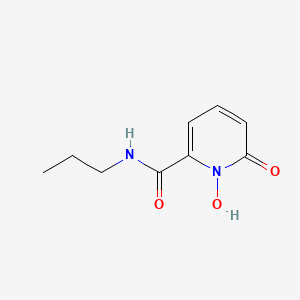 1-Hydroxy-6-oxo-N-propyl-1,6-dihydropyridine-2-carboxamide