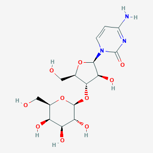 molecular formula C15H23N3O10 B123162 3'-O-半乳糖基胞苷 CAS No. 155603-72-8