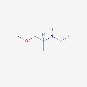 molecular formula C6H15NO B12316201 Ethyl(1-methoxypropan-2-yl)amine 