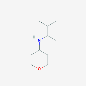 N-(3-methylbutan-2-yl)oxan-4-amine