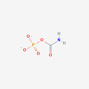 molecular formula CH2NO5P-2 B1231626 Carbamoyl phosphate(2-) 