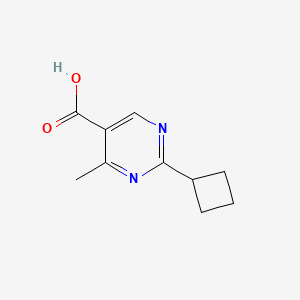 2-Cyclobutyl-4-methylpyrimidine-5-carboxylic acid