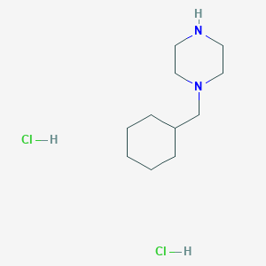 molecular formula C11H24Cl2N2 B12316268 1-(Cyclohexylmethyl)piperazine dihydrochloride CAS No. 141929-44-4