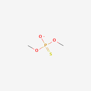 molecular formula C2H6O3PS- B1231629 Dimethylthiophosphate 