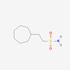 2-Cycloheptylethane-1-sulfonamide