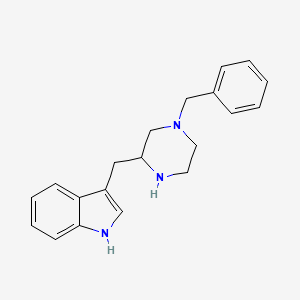 3-[(4-benzylpiperazin-2-yl)methyl]-1H-indole