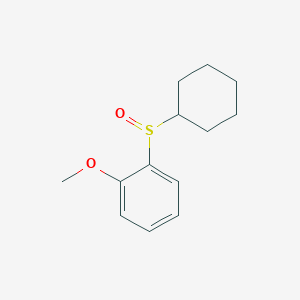 1-Cyclohexylsulfinyl-2-methoxybenzene