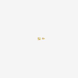 molecular formula Si+4 B1231638 Silicon(4+) CAS No. 22537-24-2