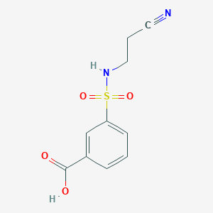 3-[(2-Cyanoethyl)sulfamoyl]benzoic acid