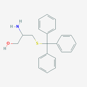 2-Amino-3-tritylsulfanylpropan-1-ol