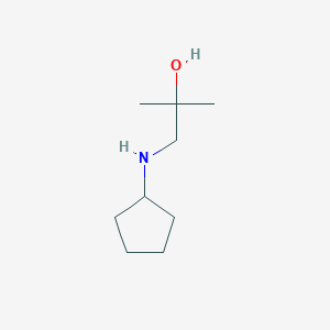 1-(Cyclopentylamino)-2-methylpropan-2-ol