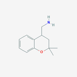 (2,2-dimethyl-3,4-dihydro-2H-1-benzopyran-4-yl)methanamine