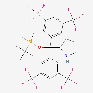 (S)-2-(Bis[3,5-bis(trifluoromethyl)phenyl](tert-butyldimethylsilanyloxy)methyl)pyrrolidine