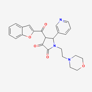 4-[2-Benzofuranyl(oxo)methyl]-1-[2-(4-morpholinyl)ethyl]-5-(3-pyridinyl)pyrrolidine-2,3-dione