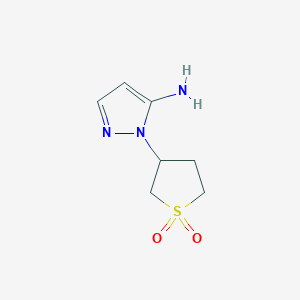 3-(5-amino-1H-pyrazol-1-yl)-1lambda6-thiolane-1,1-dione