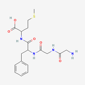 2-[[2-[[2-[(2-Aminoacetyl)amino]acetyl]amino]-3-phenylpropanoyl]amino]-4-methylsulfanylbutanoic acid