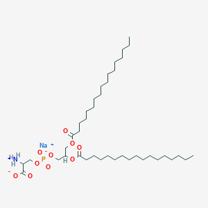 molecular formula C40H77NNaO10P B12316539 1,2-diheptadecanoyl-sn-glycero-3-phospho-L-serine (sodium salt) 