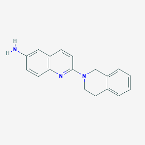 2-(1,2,3,4-Tetrahydroisoquinolin-2-yl)quinolin-6-amine