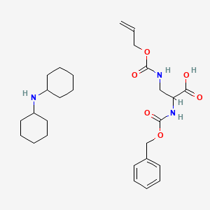 Dicyclohexylamine (R)-3-(((Allyloxy)carbonyl)amino)-2-(((benzyloxy)carbonyl)amino)propanoic acid