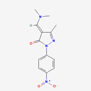 (Z)-4-((Dimethylamino)methylene)-3-methyl-1-(4-nitrophenyl)-1H-pyrazol-5(4H)-one