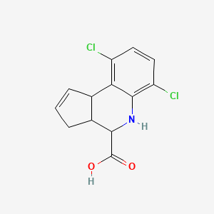 (3aR,4S,9bS)-6,9-dichloro-3a,4,5,9b-tetrahydro-3H-cyclopenta[c]quinoline-4-carboxylic acid