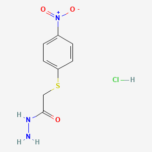 2-[(4-Nitrophenyl)sulfanyl]acetohydrazide hydrochloride