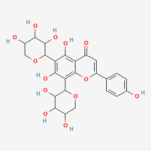 molecular formula C25H26O13 B12316735 Flavone base + 3O, C-Pen, C-Pen 