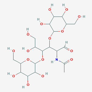 N-[5,6-dihydroxy-1-oxo-3,4-bis[[3,4,5-trihydroxy-6-(hydroxymethyl)oxan-2-yl]oxy]hexan-2-yl]acetamide